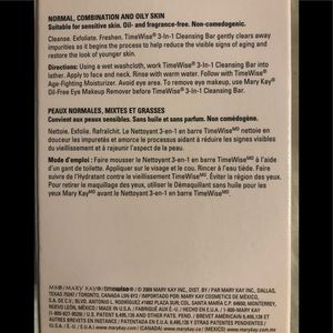 Mary Kay Makeup - A New Mary Kay timewise 3 - in- 1 cleansing bar Mary Kay Makeup - A New Mary Kay timewise 3 - in- 1 cleansing bar